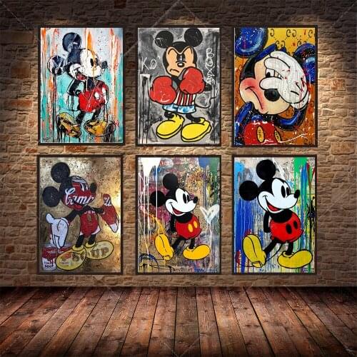 Disney 5D DIY Diamond Painting Funny Mickey and Minnie Full Diamond Embroidery Animal Home Decoration Cross Stitch Kits