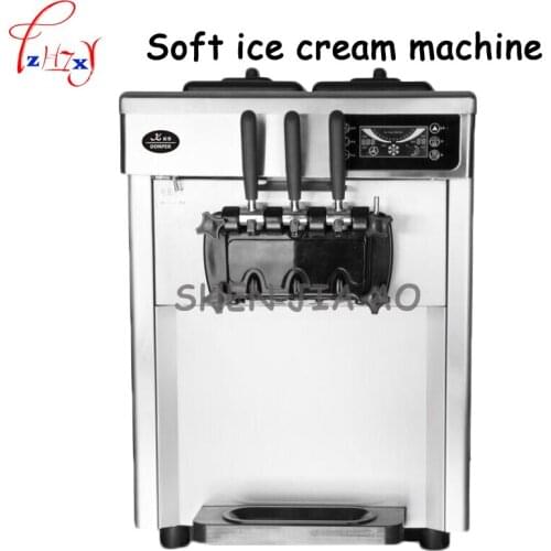 Commercial desktop stainless steel soft ice cream machine 18-22L/H ice cream maker for commercial use 220V 2300W 1pc