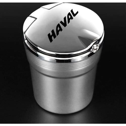 Car Ashtray With Led Light Cigarette Smoke Travel Remover For Haval H4 H6 H7 H9 F5 F7 H2 C50 Hoist Auto Interior Accessories