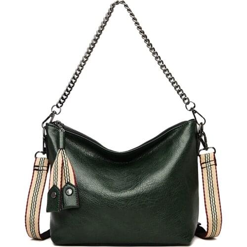 2021 Chain High Capacity Handbags Travel Luxury Hand Bag Female Large Shoulder Bag Designer Pu Leather Shoulder Bags for Women