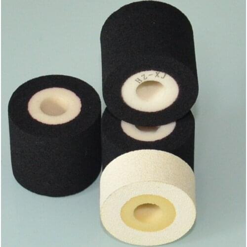 Black Diameter 36mm Height 16mm coding printer hot stamp ink roll supplier for ink roller coding machine