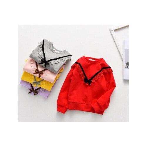 Childrens Clothing Baby Girl Sweatshirt Clothes Kids Girls Cotton Cute T Shirt Kids Pullovers Top Tees Girls Long Sleeve Tops