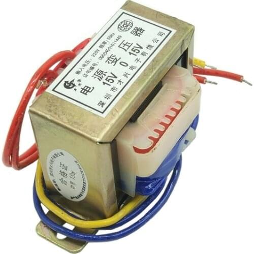 EI57-25 power transformer DB-15VA 220V to double 15V 0.5A 15V*2 15W dual
