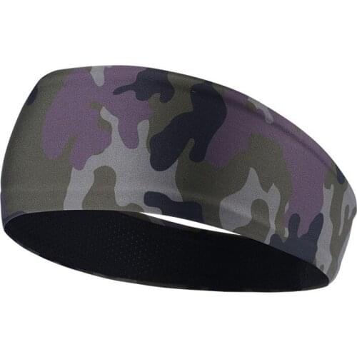 Elastic Men Headband Hairband Soft Sweatband Stretchy Headwear Bicycle Yoga Sport Moisture Wicking Hair Accessories Women