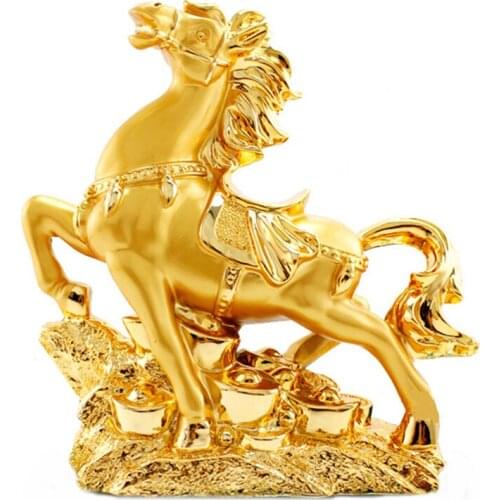 FENG SHUI FASHION HORSE HOME ACCESSORIES HORSE STATUE DECORATION LIVING ROOM WINE CABINET LUCKY SOFT DECORATION CRAFTS