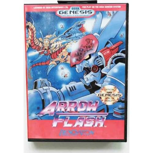 Arrow Flash Game Cartridge 16 bit MD Game Card With Box For Sega Megadrive/Genesis