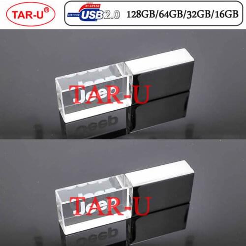 Creative brand Car logo 64GB 32GB 16GB Crystal USB flash drive high speed capacity flash pen drive car logo USB stick