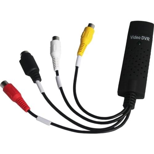 Easycap USB 2.0 Easy Cap Video TV DVD VHS DVR Capture Card Easier Cap USB Video Capture Device Support Win10Free Shipping