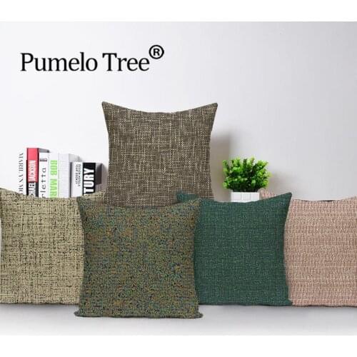 Linen Streak Throw Pillows Cases Dot Cushion Covers Mosaic Decorative Pillows Sofa Geometry Home Living Room Decor Cushion Case
