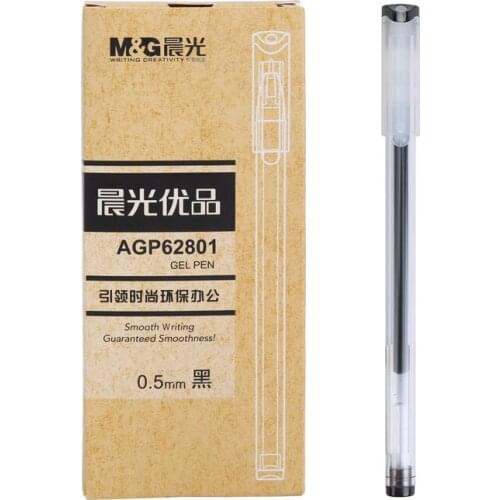 M&G Fashion environmental protection 0.5mm office neutral pen special writing pen for students