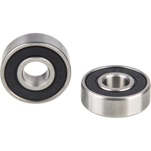 10PC Chrome Steel 608 2RS 8x22x7mm Mini Ball Bearing