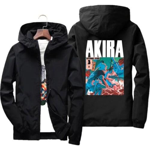 Spring Summer Akira 1988 Natural V7 Manga K Graphic Mens Street Windbreaker Hoodie Zipper Thin Jacket Men Casual Jacket 7xl