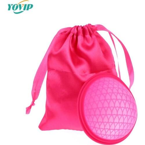 Reusable Menstrual Disc With Flat-fit Design Extra-Thin Sterilizing Silicone Menstrual Disk Period Copa For Women