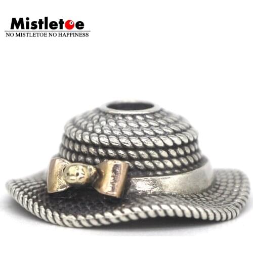 Mistletoe 925 Sterling Silver Princess Hat Charm Bead European Jewelry