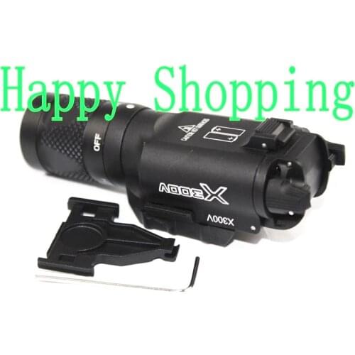 Tactical X300V Light 500 Lumens Weapon Light Constant Strobe Output LED Pistol Light For Hunting Airsoft Handgun Flashlight Rail