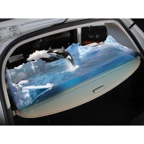 Top Quality! Rear Trunk Security Shield Cargo Cover Fit For Mitsubishi Pajero Sport 2011 2012 2013 2014 (Black, beige)