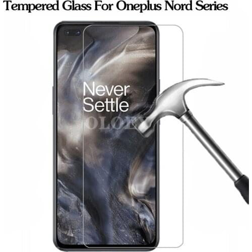 Screenprotector Film Glass For Oneplus Nord N10 5G Screen Protector For Oneplus Nord N100 Tempered Glass on Oneplus8t 8t Verre