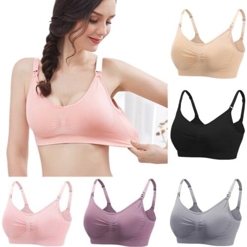 2Pcs/Set Nursing Bra for feeding Bras soutien gorge allaitement Maternity Breastfeeding Baby Women Underwear Breast Dropshipping