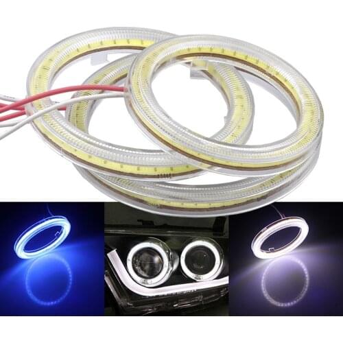 2PCS High Quality Car Angel Eyes 60mm 70mm 80mm 90mm 95mm 100mm Auto Halo Rings