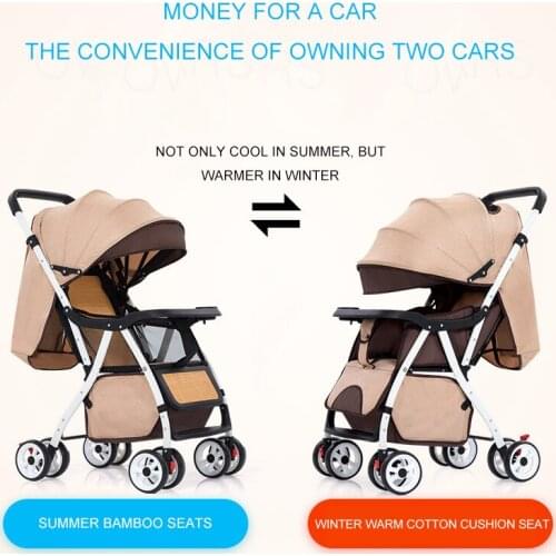 2019 New simple comfortable stable baby stroller collapsible multifunctional baby stroller