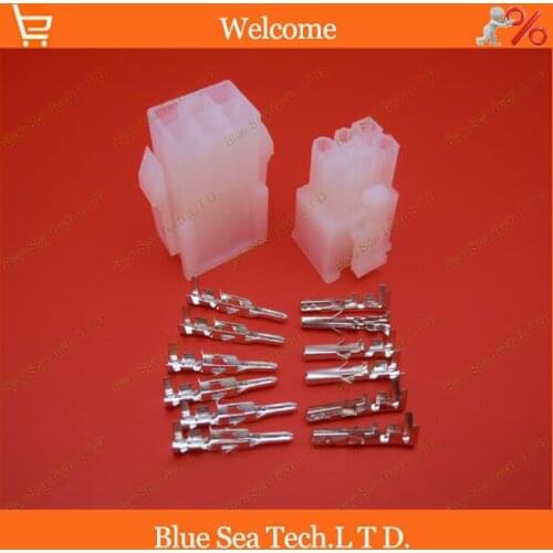 6 Pin/way 4.2mm 5557 wiring terminal electrical connector kit for car/motorcycle/boat ect