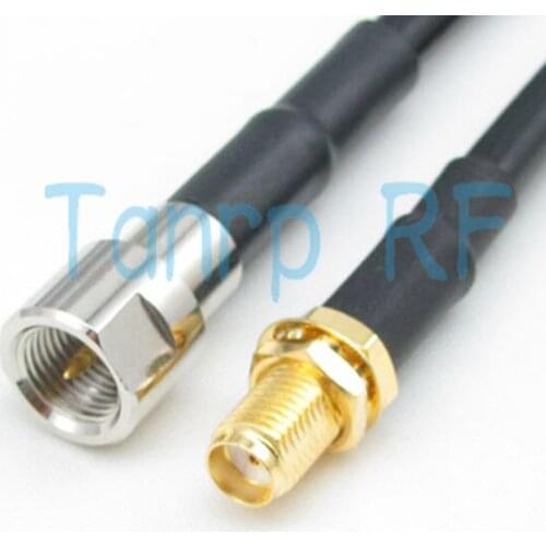 Free Shipping! 20INCH RF connector Pigtail coaxialjumper cable RG58 extension cable 50CM FME male plug to SMA female jack