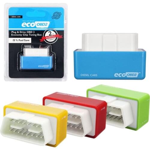 EcoOBD2 Plug And Drive Performance Chip Tuning Box NitroOBD2 OBD Fuel Savers For Diesel Benzine Cars