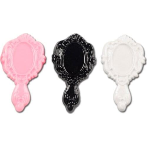 LF 30Pcs Mixed 44x24mm Mirror Resin Cabochon Flatback Decoration Crafts Embellishments For Scrapbooking Diy Accessories