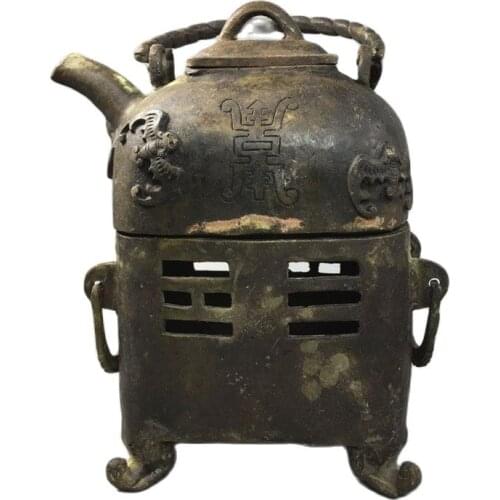 Chinese Old Copper Collection Pure Copper Boiled water pot