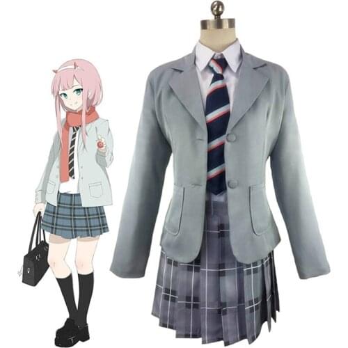 Darling in the franxx heroine 002 cosplay costume uniform national team