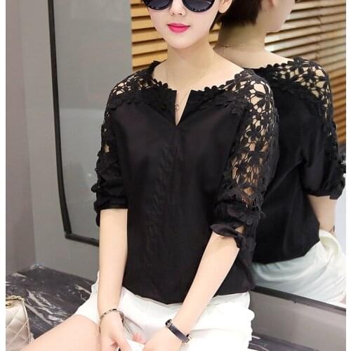 Manubeau Short Sleeve Blouses