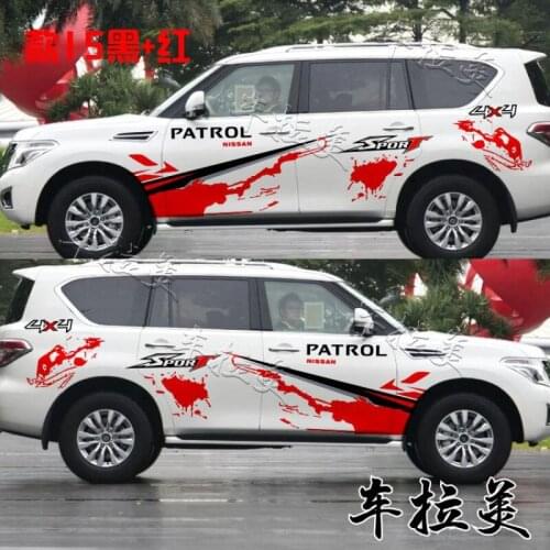FOR Nissan PATROL Y62 2012-2020 car stickers Fashion sports custom decals PATROL Y62 appearance stickers