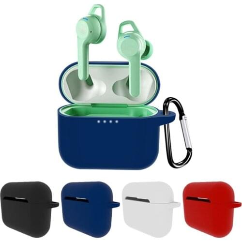 Dust-proof Silicone Earphone Case Protective Cover Shell for Skull candy Indy Evo True Wireless Earbud Drop Shipping