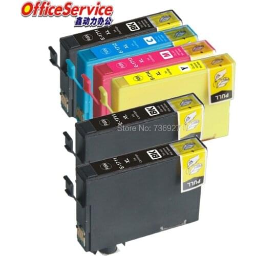 6X Compatible ink Cartridge T1701 T1711 For Epson XP-33 XP-103 XP-203 XP-207 XP-406 XP-413 XP-303 XP-306 XP-403 XP-313 printer