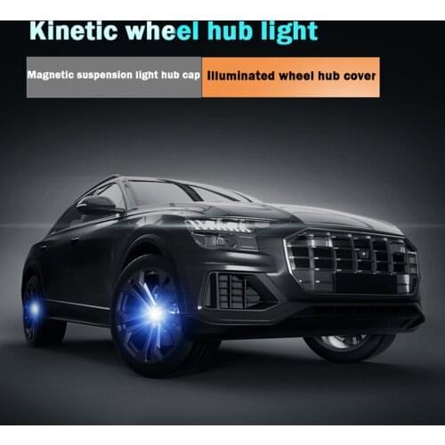 Luminous magnetic suspension hub LED wheel center cover light for Audi BMW Mercedes Great Wall Honda Toyota