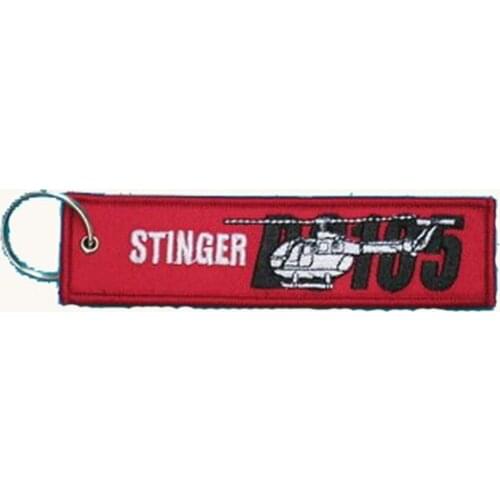 Fabric Stinger Embroidery Keychain for Promotion Metal Keyring with 3cm Accept Custom and MOQ100pcs free shipping