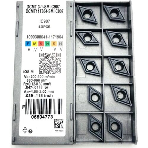 DCMT11T304 DCMT11T308 SM IC907 IC908 internal turning tool dcmt 11t304 carbide insert turning tool tool lathe turning insert