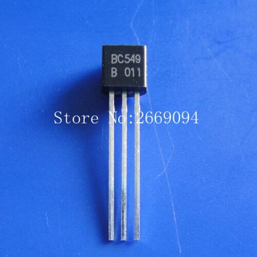 1000PCS BC549 BC549B 100mA 30V 0.1A NPN Transistor TO-92