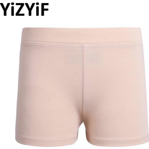 YiZYiF Girls Boy-cut Shorts Low Rise Activewear Dance Shorts for Yoga Sports Workout Gym Ballet Dance Costumes Leotard Ballet