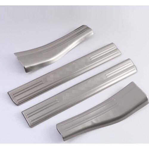 For Mercedes-Benz GLA 2015-2020 Door Sill Scuff Plate Threshold Protective Trim Stainless Steel car accessories 4pcs/set