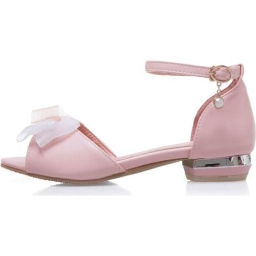 Big Size 11 12 13 high heels sandals women shoes woman summer ladies Fish-mouth transparent lace bow-knot drill buckle