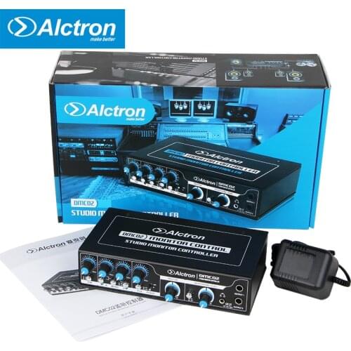 100% Original Alctron DMC02 monitor controller the studio mixing monitor controller stereo headset distribution amplifier