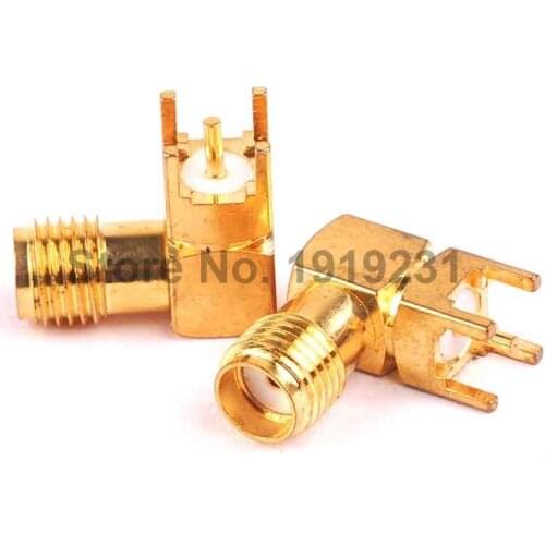 5PCS Antenna SMA Base Inner Hole Elbow Horizontal Sma Head Sma Carrier Antenna Base Antenna Connector