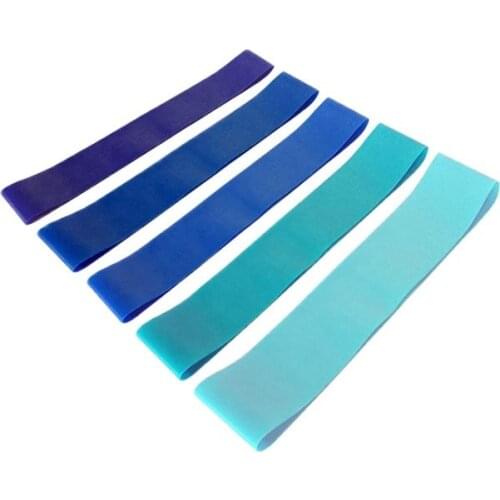 Yoga TPE material training tensile ring gradient tensile belt rehabilitation training 5 a set of elastic belt resistance band