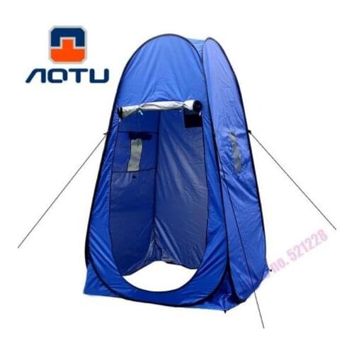 Aotu UV Automatic Pop up Bath Moving Toilet Shower Privacy Change Room Dressing Beach Portable WC Fishing Outdoor Camping Tent