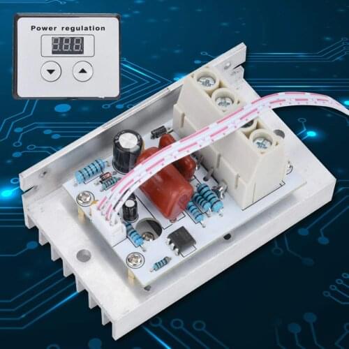 10000W SCR Digital Voltage Regulator Module Board Speed Control Dimmer Thermostat AC 220V 80A