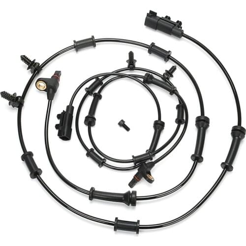 4PCS Front Rear Left Right ABS Wheel Speed Sensor for Jeep Wrangler 3.6L 3.8L OEM # 68003281AA 68003281AC 52125003AB ALS1918