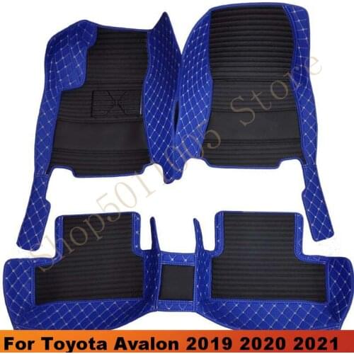 For Toyota Avalon 2019 2020 2021 Car Floor Mats Auto Interiors Covers Carpets Accessories Car Styling Decoration Rugs Waterproof