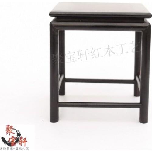 Ebony sculpture household act the role ofing is tasted the vase flowerpot aquarium handicraft furnishing articles mahogany base