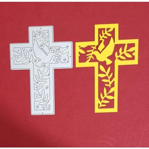 Pigeon Vine Cross Metal Cutting Die Mold 2021 New Craft Die Stencils for Diy Scrapbook Album Embossing Paper Card Die Template